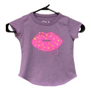 Chaser girl kids purple t-shirt size 2